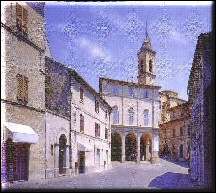 Piazza Aldo Moro in Monte San Giusto